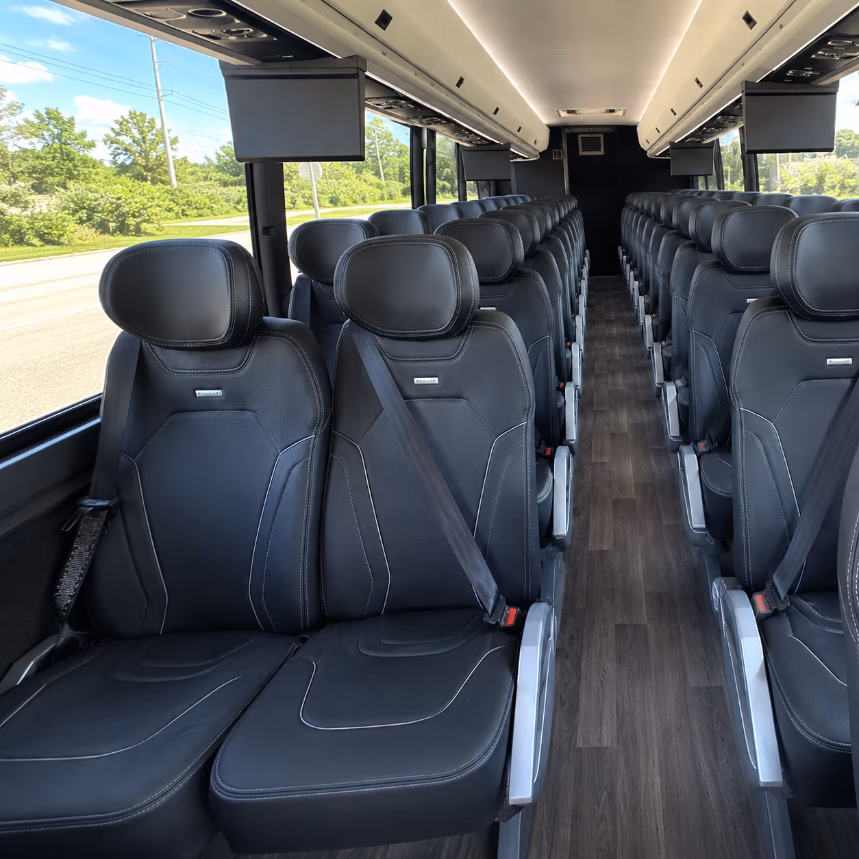 Laredo Airport Shuttle & Transportation party bus interior