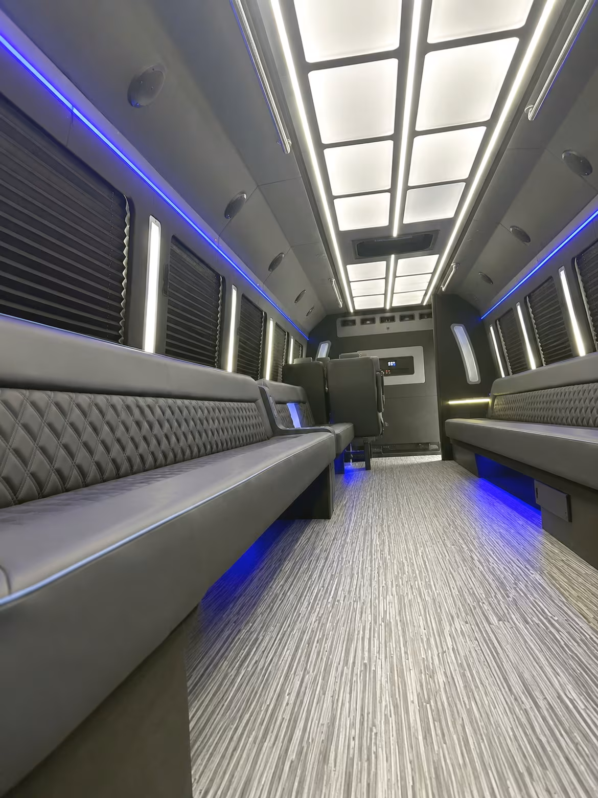 Laredo Bachelor & Bachelorette Transportation party bus interior