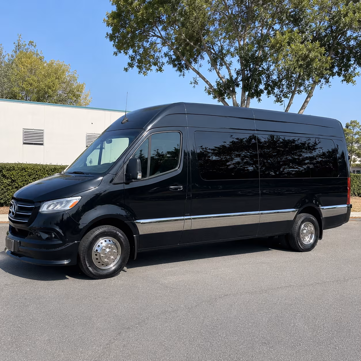 Laredo Corporate Transportation party bus exterior