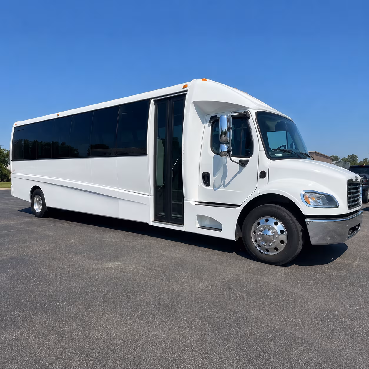 Laredo Corporate Transportation party bus exterior