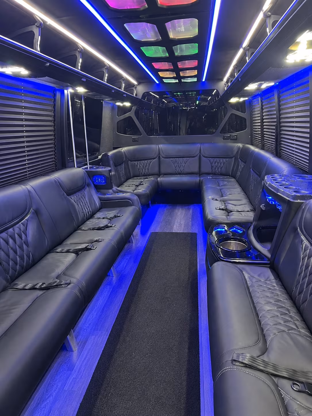 Laredo Private Event Transportation party bus exterior