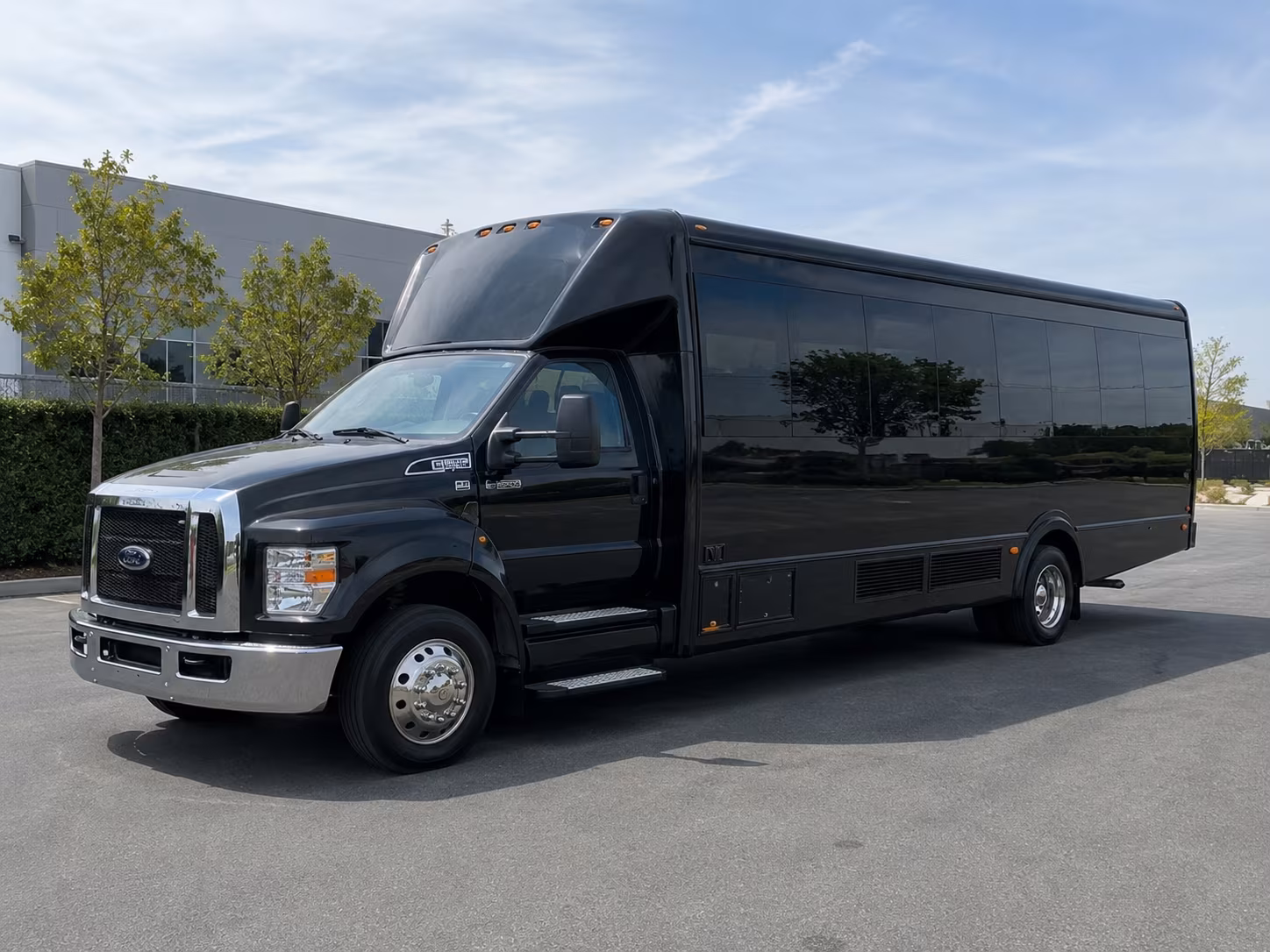 Laredo Prom & Homecoming Transportation party bus exterior