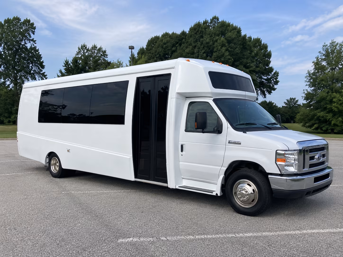 Laredo Prom & Homecoming Transportation party bus exterior