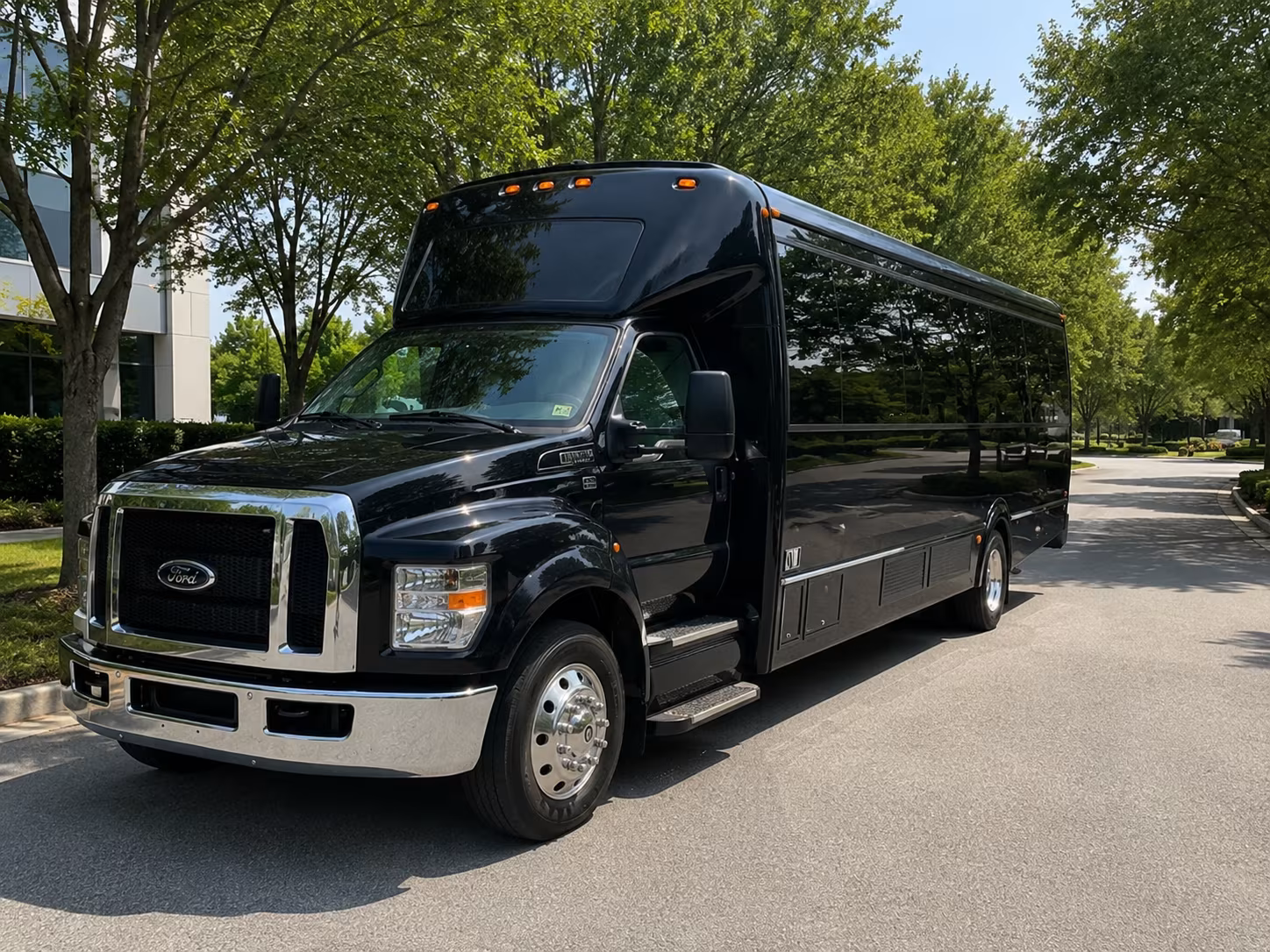Laredo Prom & Homecoming Transportation party bus exterior