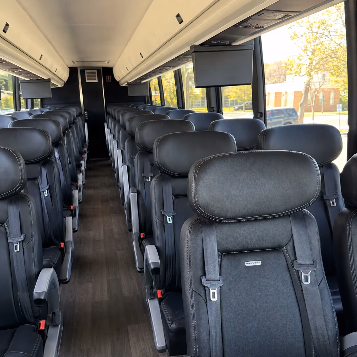 Laredo School Event Transportation party bus exterior