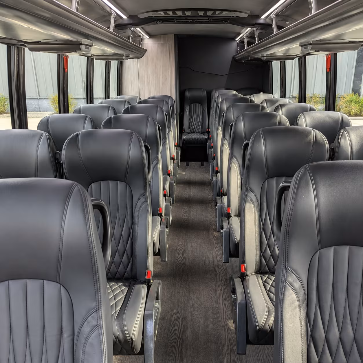 Laredo School Event Transportation party bus exterior