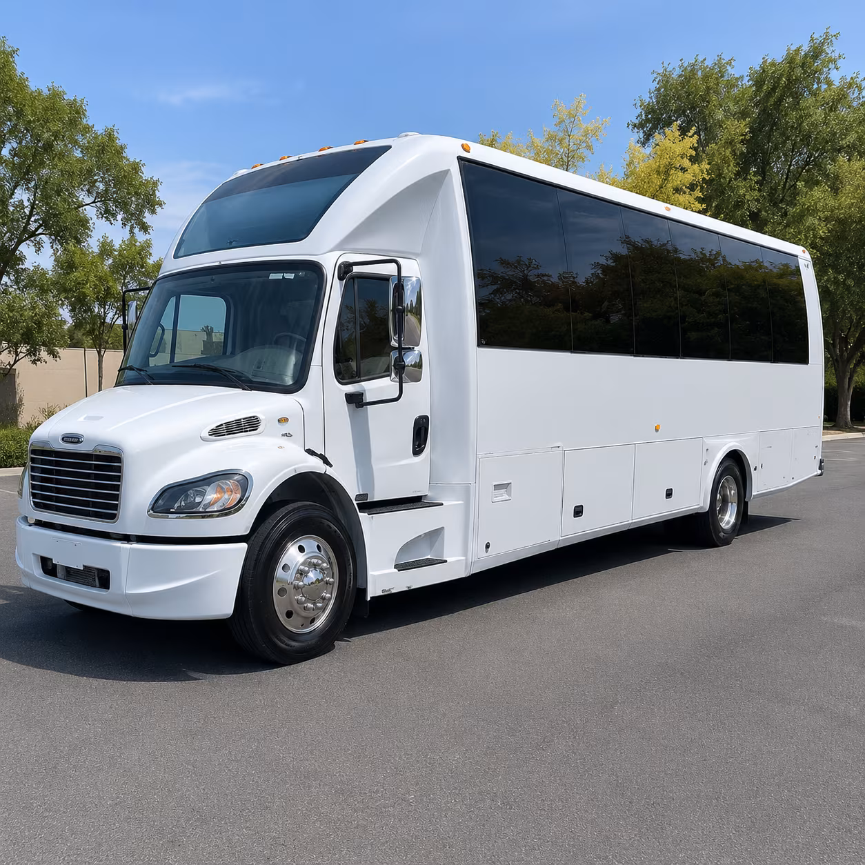 Laredo Sporting Event Transportation party bus exterior