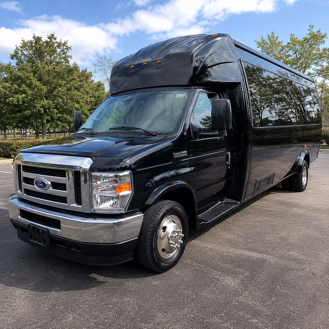 Laredo Sporting Event Transportation party bus exterior